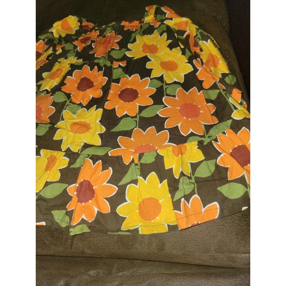 Gymboree harvest sunflower dress size 2t fall